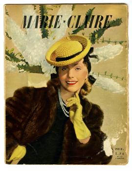 Couverture de la revue "Marie-Claire" de mars 1940 - © Pierre Verrier