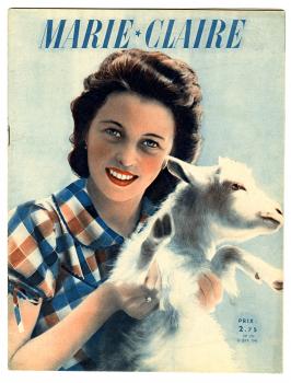 Couverture de la revue "Marie-Claire" de septembre 1941 - © Pierre Verrier
