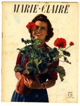Couverture de la revue "Marie-Claire" de septembre 1942 - © Pierre Verrier