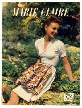 Couverture de la revue "Marie-Claire" de septembre 1943 - © Pierre Verrier