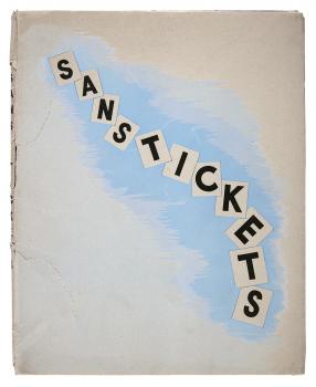 Couverture de "Sans Tickets" – Trente dessins sur les temps présents, par Pol Ferjac et Henri Monier, La corne d’abondance, 1943 - Collection Grenard © Pierre Verrier