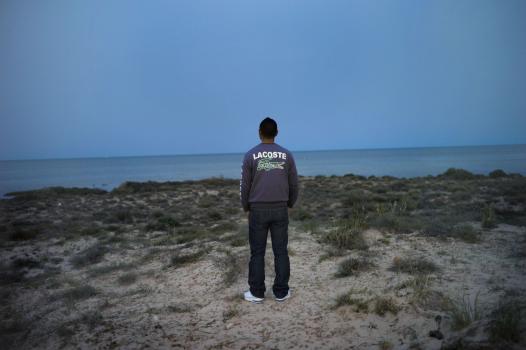 "Oussama, 19 ans, Zarzis, Tunisie" de © Patrick Zachmann, 2011 - Collection Magnum Photos