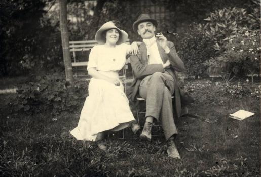 Anna et Jean Vernant, vers 1914