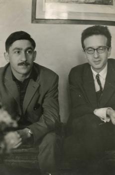 Pierre Vidal-Naquet avec Noël Favrelière en 1963 © Collection privée - Droits Réservés