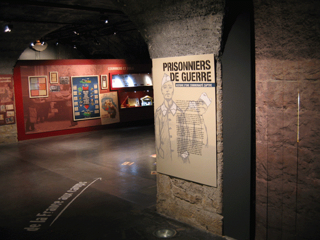 Exposition "Prisonniers de guerre" en 2008 au © CHRD