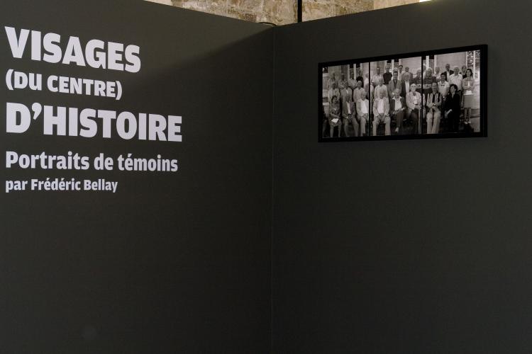 Exposition " Visages (du centre) d'histoire. Portraits de témoins par Frédéric Bellay" en 2009 au CHRD - © CHRD Lyon