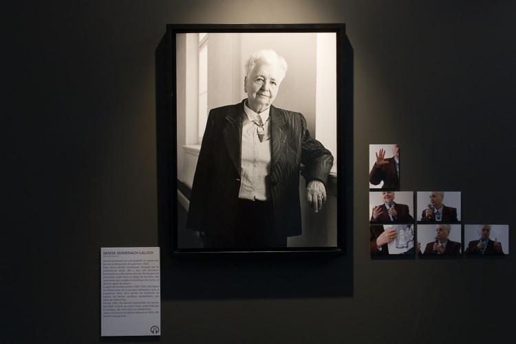 Exposition " Visages (du centre) d'histoire. Portraits de témoins par Frédéric Bellay" en 2009 au CHRD - © CHRD Lyon