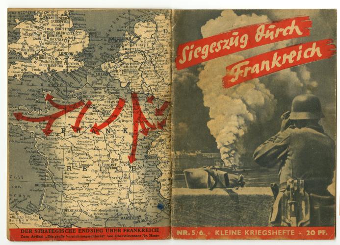 Siegeszüg dürch Frankreich, Berlin Zentralverlag der NSDAP, 1940 - Collection du CHRD, Fonds Bernard Le Marec, N° Inv. Ar. 2077