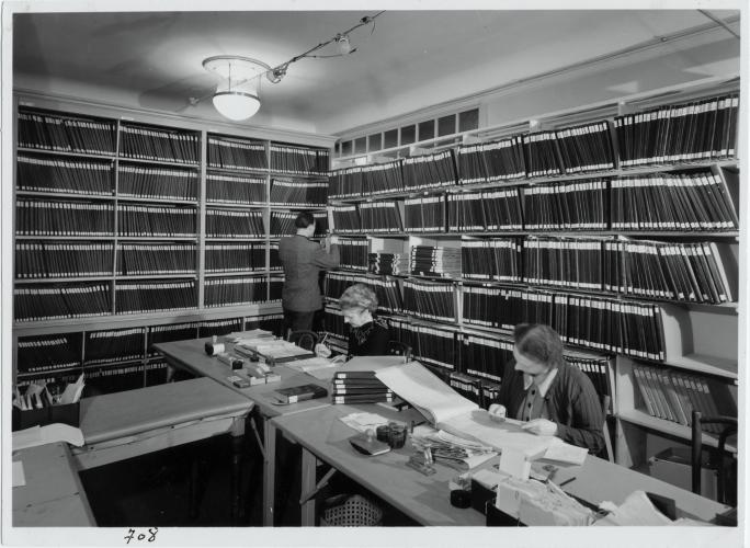 Agence centrale des prisonniers de guerre, Genève, service français - © CICR