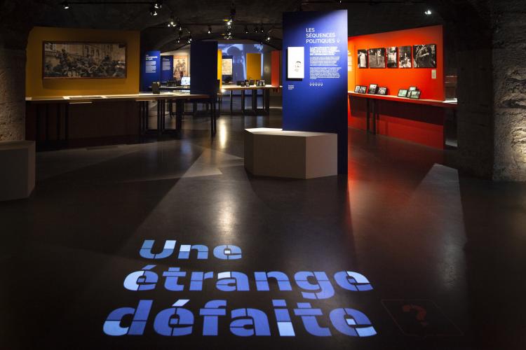 Exposition "Une étrange défaite ? Mai - juin 1940" en 2020 au CHRD - © Philippe Somnolet, 2020