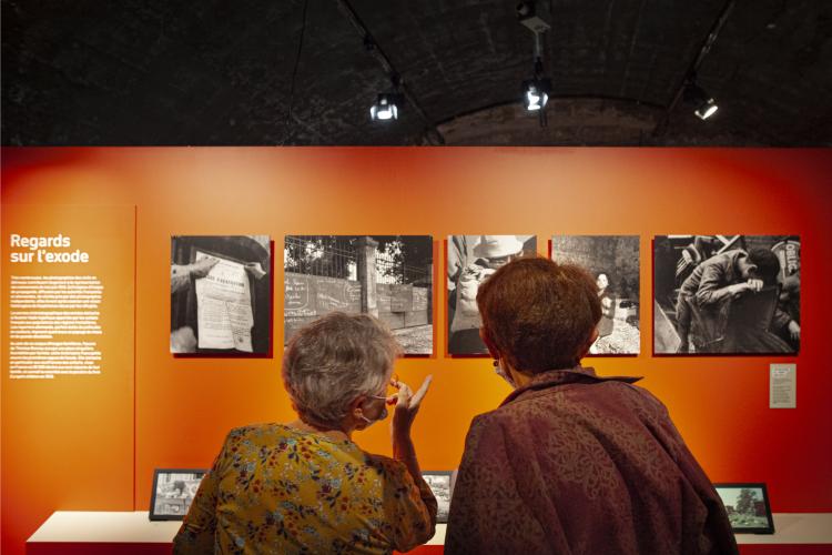 Visite de l'exposition "Une Étrange défaite ? Mai - juin 1940 - © Philippe Somnolet, 2020