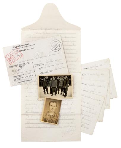 Correspondance du soldat Julien Riffard, Stalag XVII B  – Collection du CHRD, fonds André Riffard, N° Inv. Ar. 1427 © Pierre Verrier