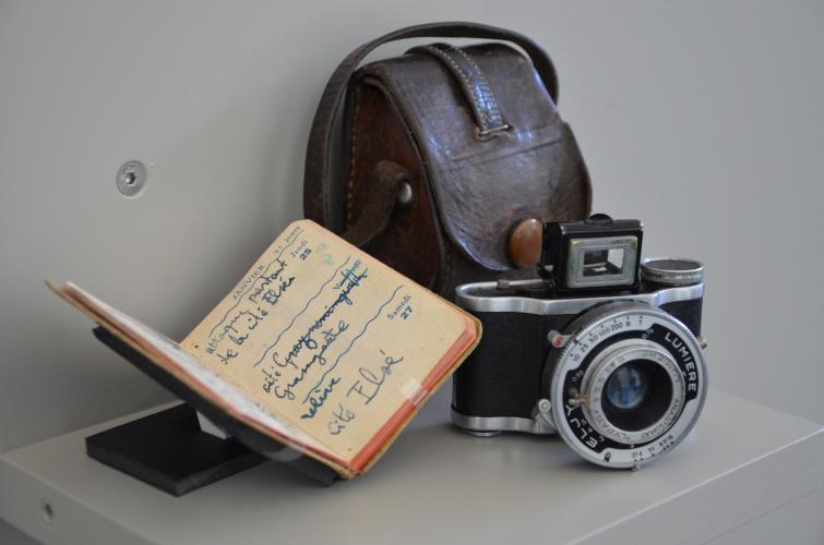 Exposition "French War Photographer. Carnet de route de François Berthier" présentée au musée du 7 juin au 15 septembre 2013 © Photo CHRD Lyon, 2013