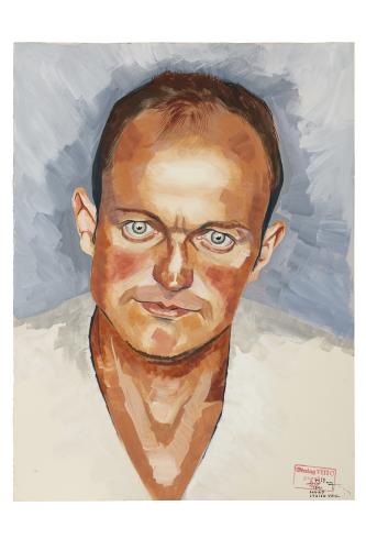 Jean Billon, prisonnier de guerre, Matricule 42.857, Savoie, pâtissier, 1941, Gouache sur papier portant tampon du stalag VIIIC (Sagan, Pologne) © Photo Pierre Verrier - Collection du CHRD, Ar. 1196-37