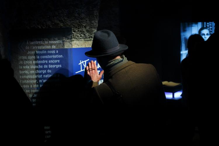 Inauguration de l'exposition Jean Moulin, les voies de la liberté
