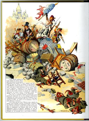 « La Liberté guidant le peuple » Extrait de La Bête est morte ! Quand la bête est terrassée  (Deuxième fascicule) Première édition, Paris, éditions G.P., juin 1945