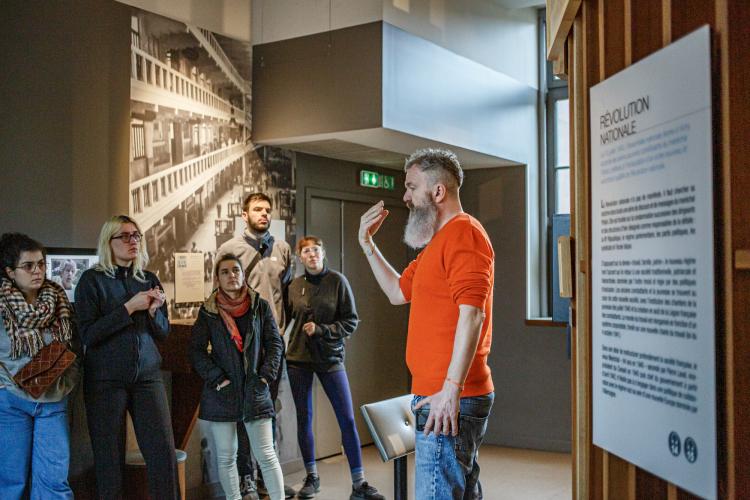 Visite de l'exposition permanente 