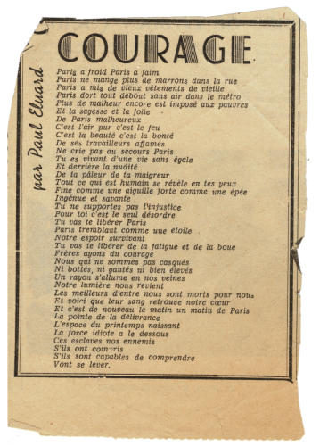 CHRDLyon_Courage_PaulEluard