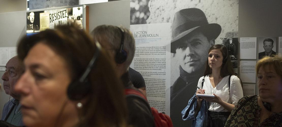 Lyon dans la guerre, 1939-1945 - Exposition permanente du CHRD © Photo Morgane Fache, 2017
