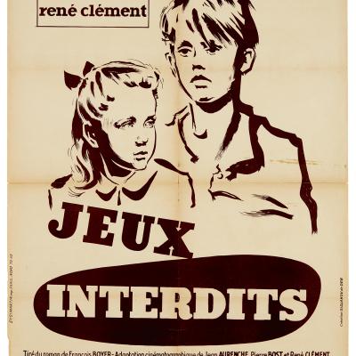 Affiche de "Jeux interdits", film de René Clément, Silver Films, 1952 - © Studiocanal