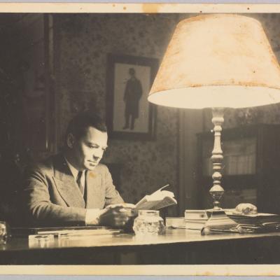 Jean Moulin par Marcel Bernard, Montpellier, février 1940 