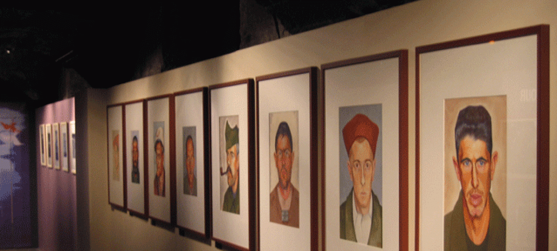 Exposition "Prisonniers de guerre" en 2008 au © CHRD