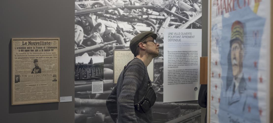 Lyon dans la guerre, 1939-1945 - Exposition permanente du CHRD © Photo Philippe Somnolet, 2017