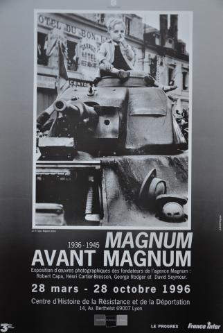 Affiche de l'exposition "Magnum avant Magnum"