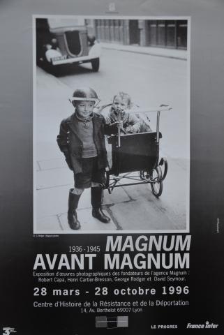 Affiche de l'exposition "Magnum avant Magnum"