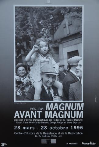 Affiche de l'exposition "Magnum avant Magnum"