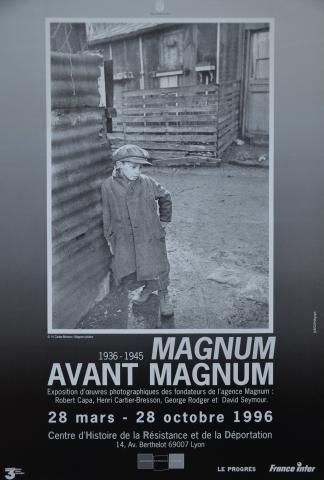 Affiche de l'exposition "Magnum avant Magnum"