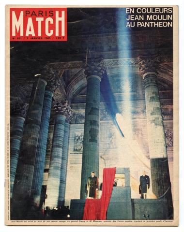 Couverture de Paris Match au Pantheon