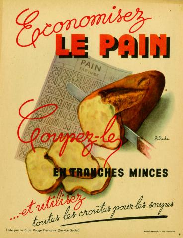 Affiche commandée par le service social de la Croix-Rouge française